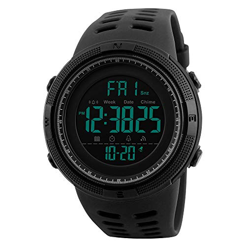 Foto 2 pulgar | Venta Internacional - Reloj Deportivo Alcadan Para Hombre Con Retroiluminación Led Digital, Funda De Goma