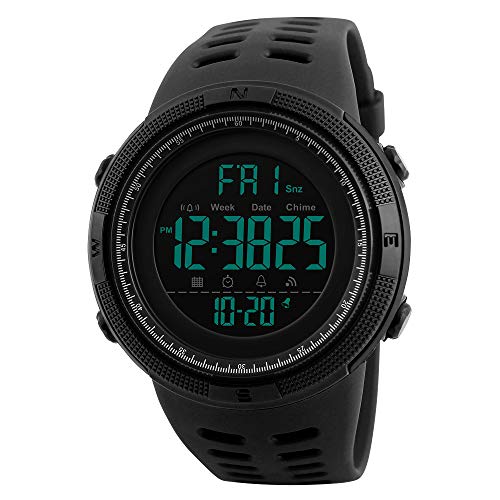 Venta Internacional - Reloj Deportivo Alcadan Para Hombre Con Retroiluminación Led Digital, Funda De Goma