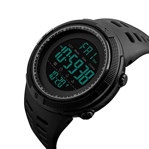 Foto 3 pulgar | Venta Internacional - Reloj Deportivo Alcadan Para Hombre Con Retroiluminación Led Digital, Funda De Goma