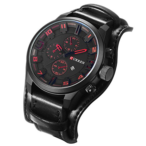 Foto 3 pulgar | Venta Internacional - Reloj De Pulsera Curren Curren Para Hombre Con Correa Deportiva De Piel Japan M