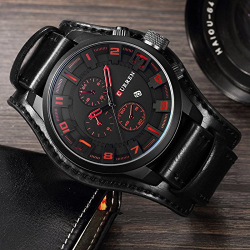 Foto 5 pulgar | Venta Internacional - Reloj De Pulsera Curren Curren Para Hombre Con Correa Deportiva De Piel Japan M