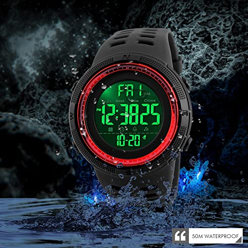 Foto 5 pulgar | Venta Internacional - Reloj Skmei Digital Sports Para Hombre, 50 M, Resistente Al Agua, Led Milita