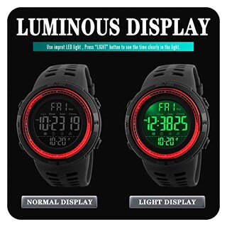 Foto 7 | Venta Internacional - Reloj Skmei Digital Sports Para Hombre, 50 M, Resistente Al Agua, Led Milita