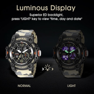 Foto 4 | Venta Internacional - Reloj Aswan Con Cronómetro Digital, Alarma Y Calendario Para Hombre