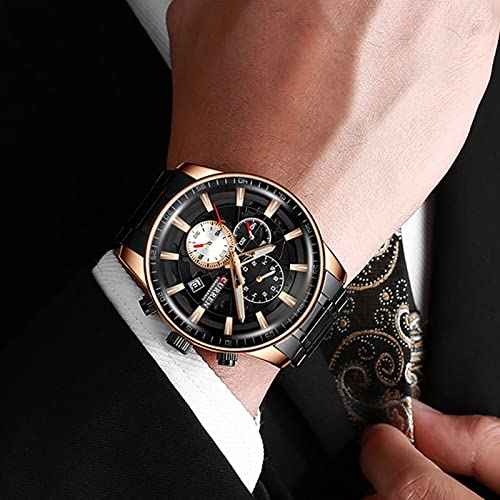 Foto 6 pulgar | Venta Internacional - Reloj Matkasur Para Hombre, Para Citas, Deportes, Resistente Al Agua, 30 M A 50 M