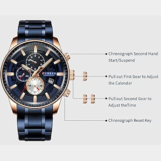Foto 6 | Venta Internacional - Reloj Matkasur Para Hombre, Para Citas, Deportes, Resistente Al Agua, 30 M A 50 M
