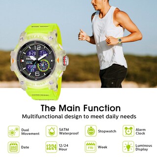 Foto 3 | Venta Internacional - Reloj Digital Nn Ben Nevis Para Hombre, Resistente Al Agua Hasta 5 Atm