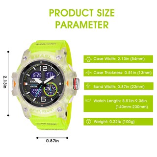Foto 6 | Venta Internacional - Reloj Digital Nn Ben Nevis Para Hombre, Resistente Al Agua Hasta 5 Atm