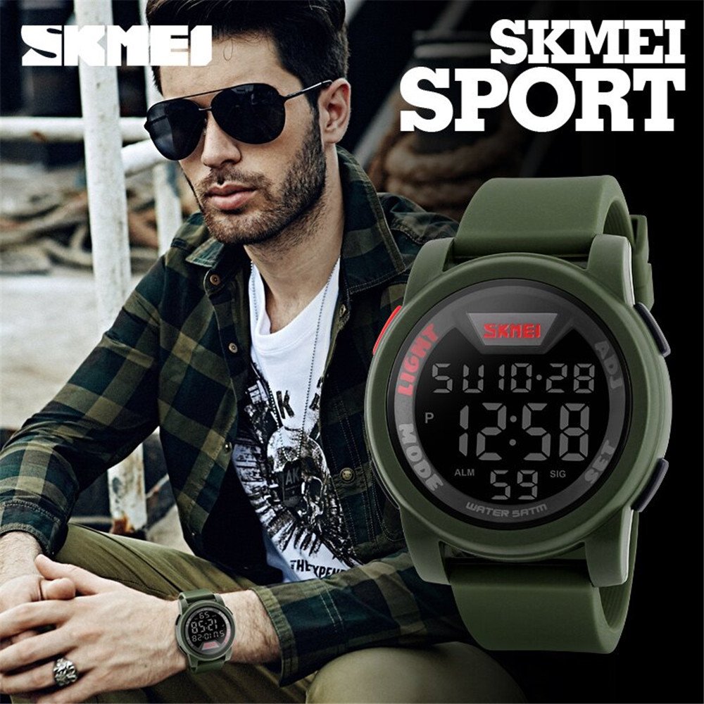 Foto 3 pulgar | Venta Internacional - Reloj Deportivo Digital Skmei Con Pantalla Led Impermeable Para Hombre