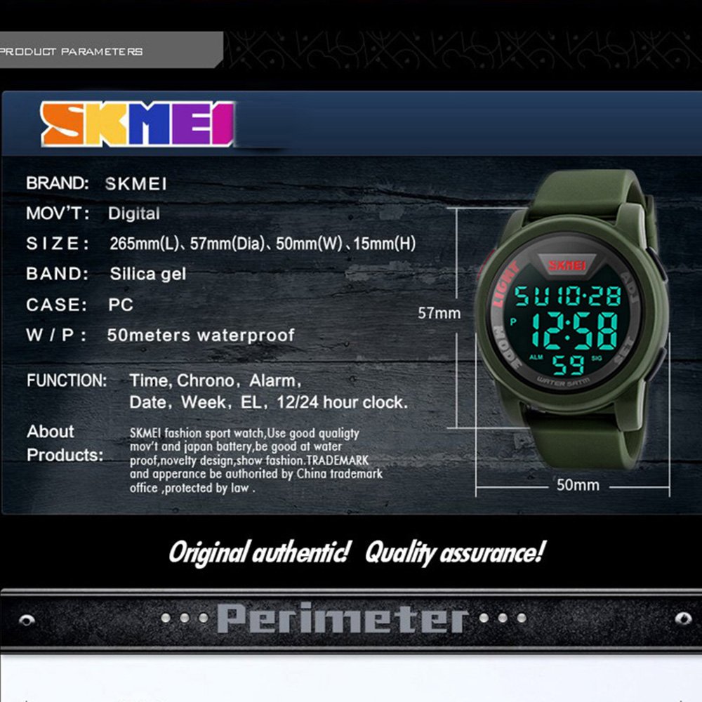 Foto 5 | Venta Internacional - Reloj Deportivo Digital Skmei Con Pantalla Led Impermeable Para Hombre