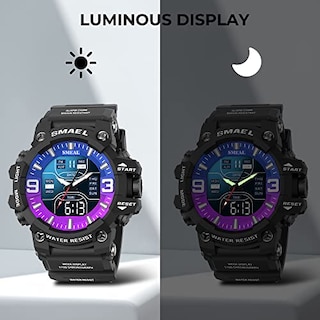 Foto 6 | Venta Internacional - Reloj Sysfla Analog Digital Sports Army Waterproof Para Hombre