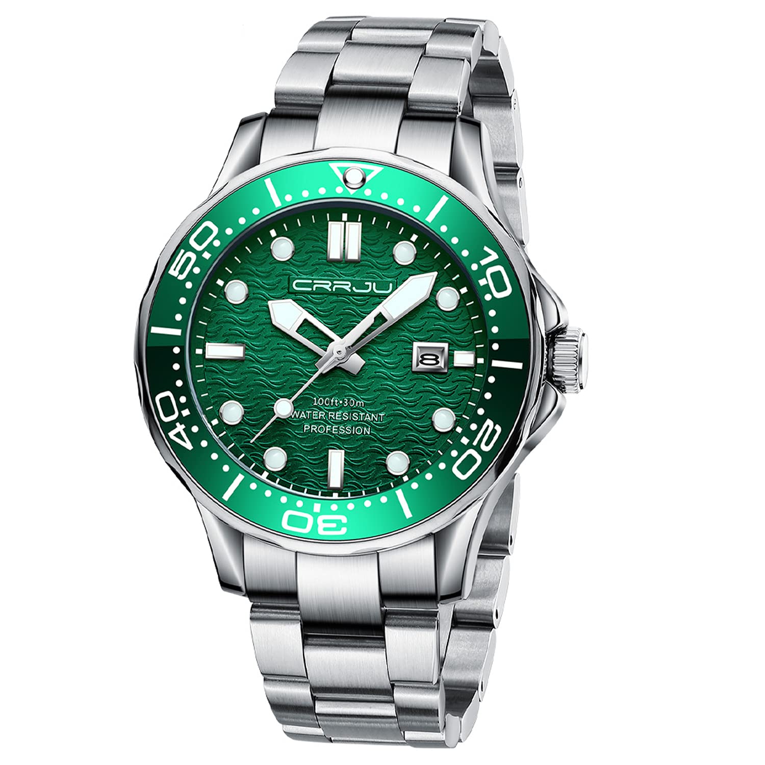 Venta Internacional - Reloj Sunwha Fashion Business Luminous Para Hombre De Acero Inoxidable