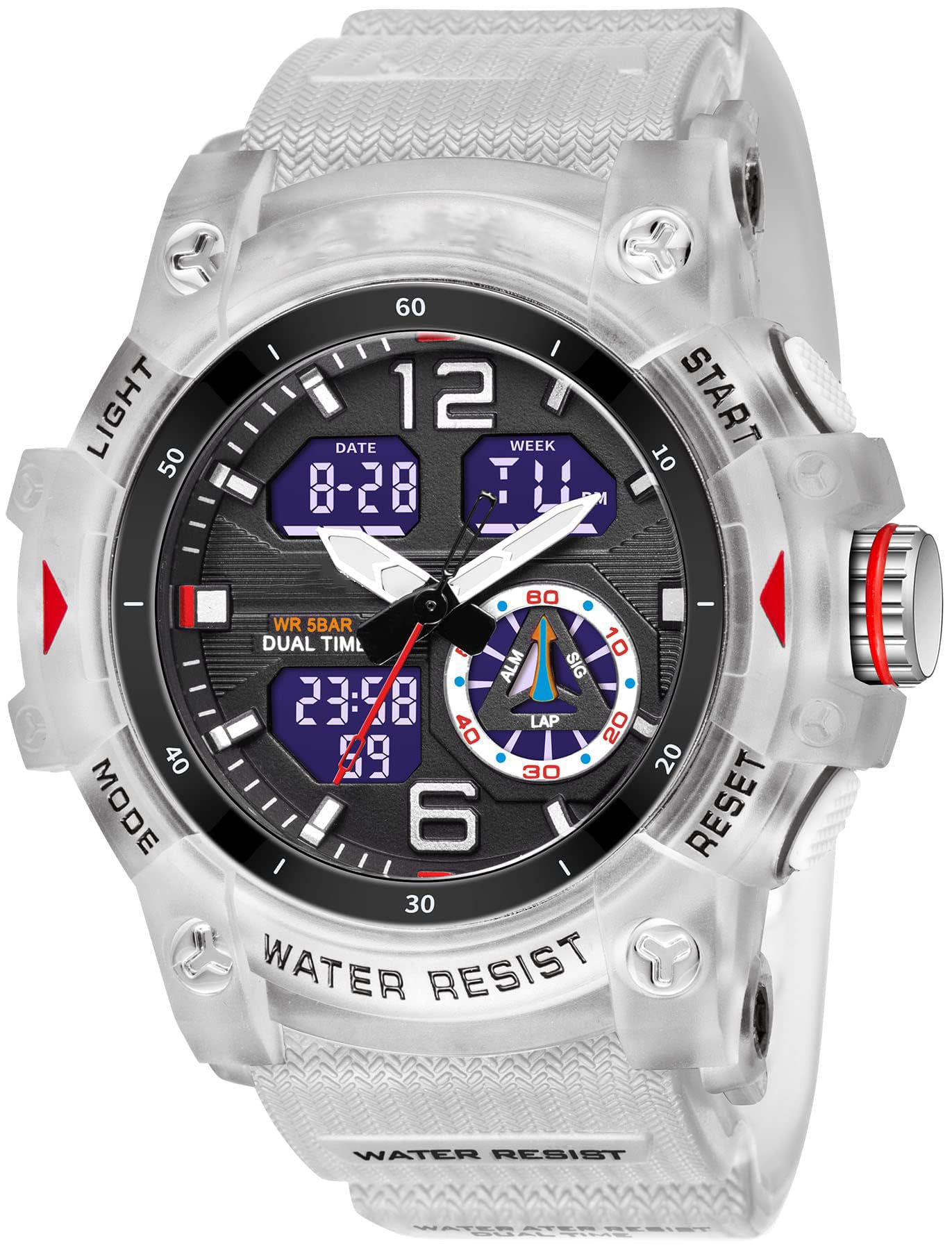 Foto 2 pulgar | Venta Internacional - Reloj Gosasa S-shock Sport Para Hombre Con Cronómetro Y Alarma