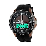 Venta Internacional - Reloj Bounabay Solar Power Military Dual Time Para Hombre, 5 Atm