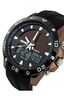 Foto 5 | Venta Internacional - Reloj Bounabay Solar Power Military Dual Time Para Hombre, 5 Atm
