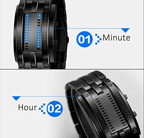 Foto 3 pulgar | Venta Internacional - Reloj Skmei Binary Led Technological Sense Waterproof Para Hombre