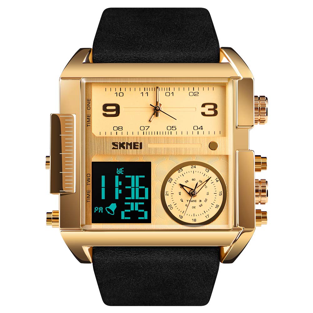 Venta Internacional - Reloj Led Digital Deportivo Skmei, Cuadrado, Cara Grande, Analógico, Cuádruple