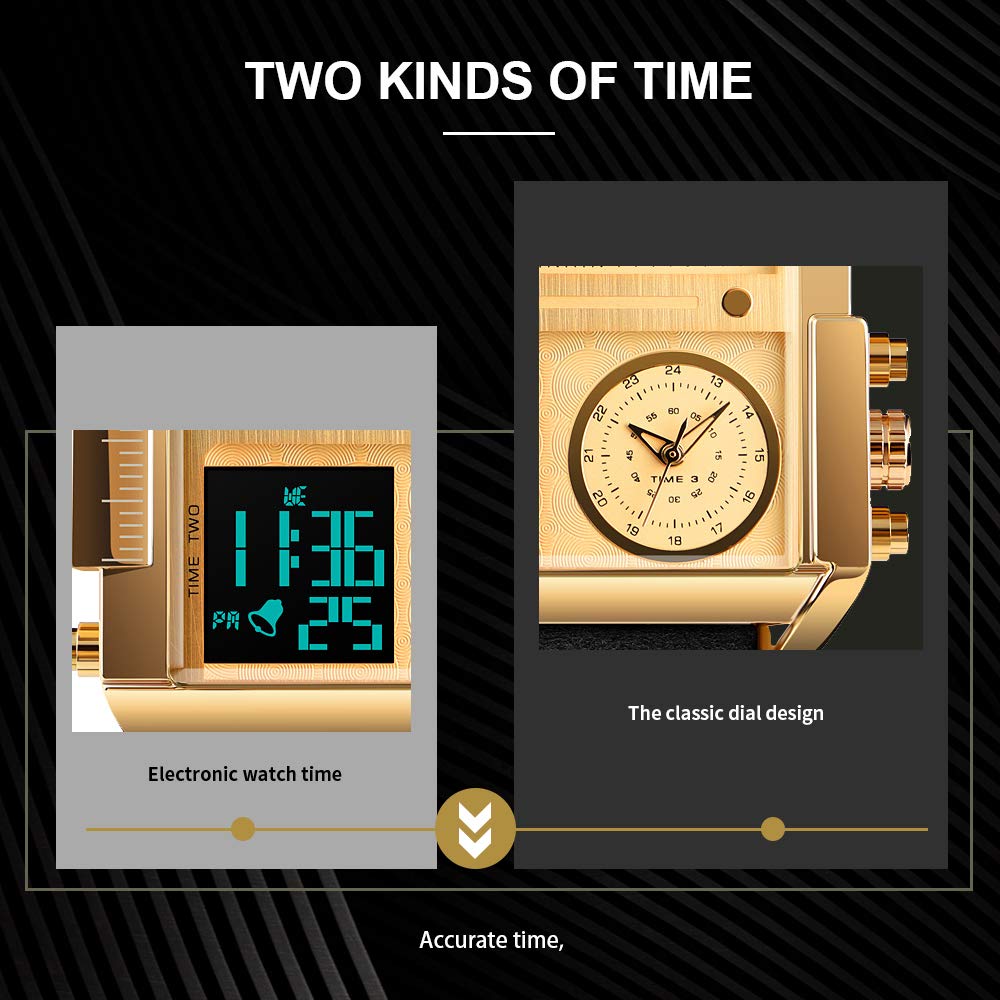 Foto 4 pulgar | Venta Internacional - Reloj Led Digital Deportivo Skmei, Cuadrado, Cara Grande, Analógico, Cuádruple