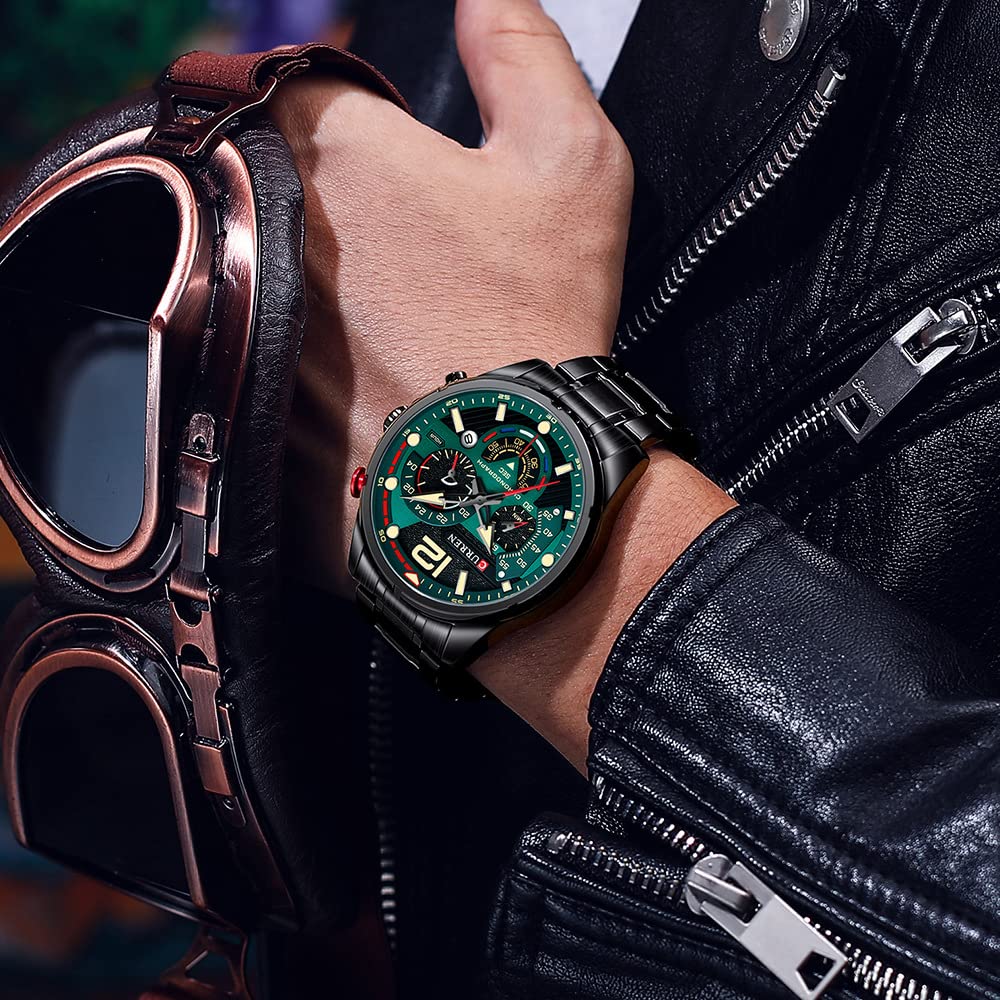 Foto 6 pulgar | Venta Internacional - Reloj Matkasur Para Hombre Y Citas Deportivas, Impermeable, Con Caja De Regalo