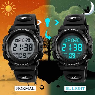 Foto 6 | Venta Internacional - Reloj Digital Afarer Impermeable Para Niños Con Cronómetro Con Alarma