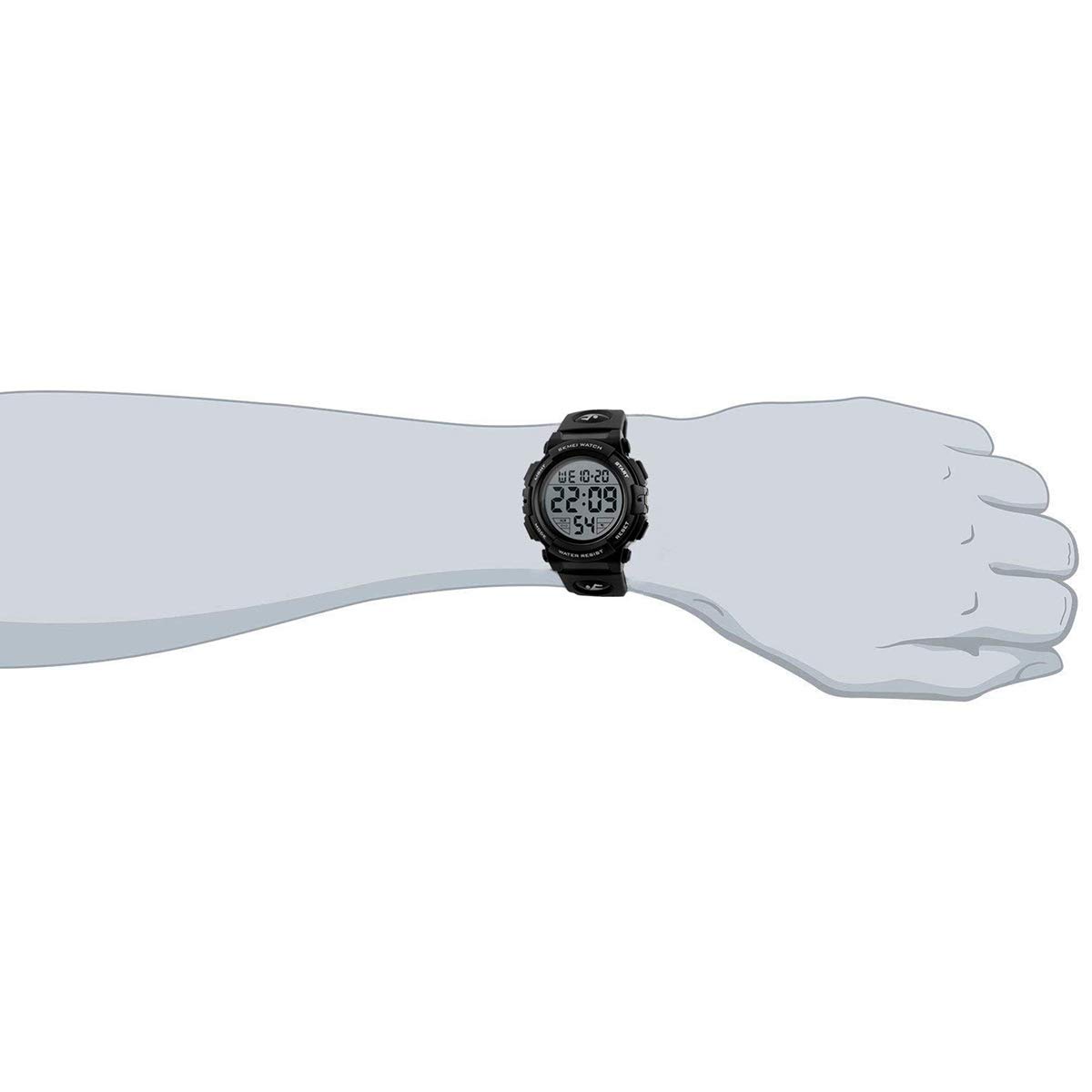 Foto 9 pulgar | Venta Internacional - Reloj Digital Afarer Impermeable Para Niños Con Cronómetro Con Alarma