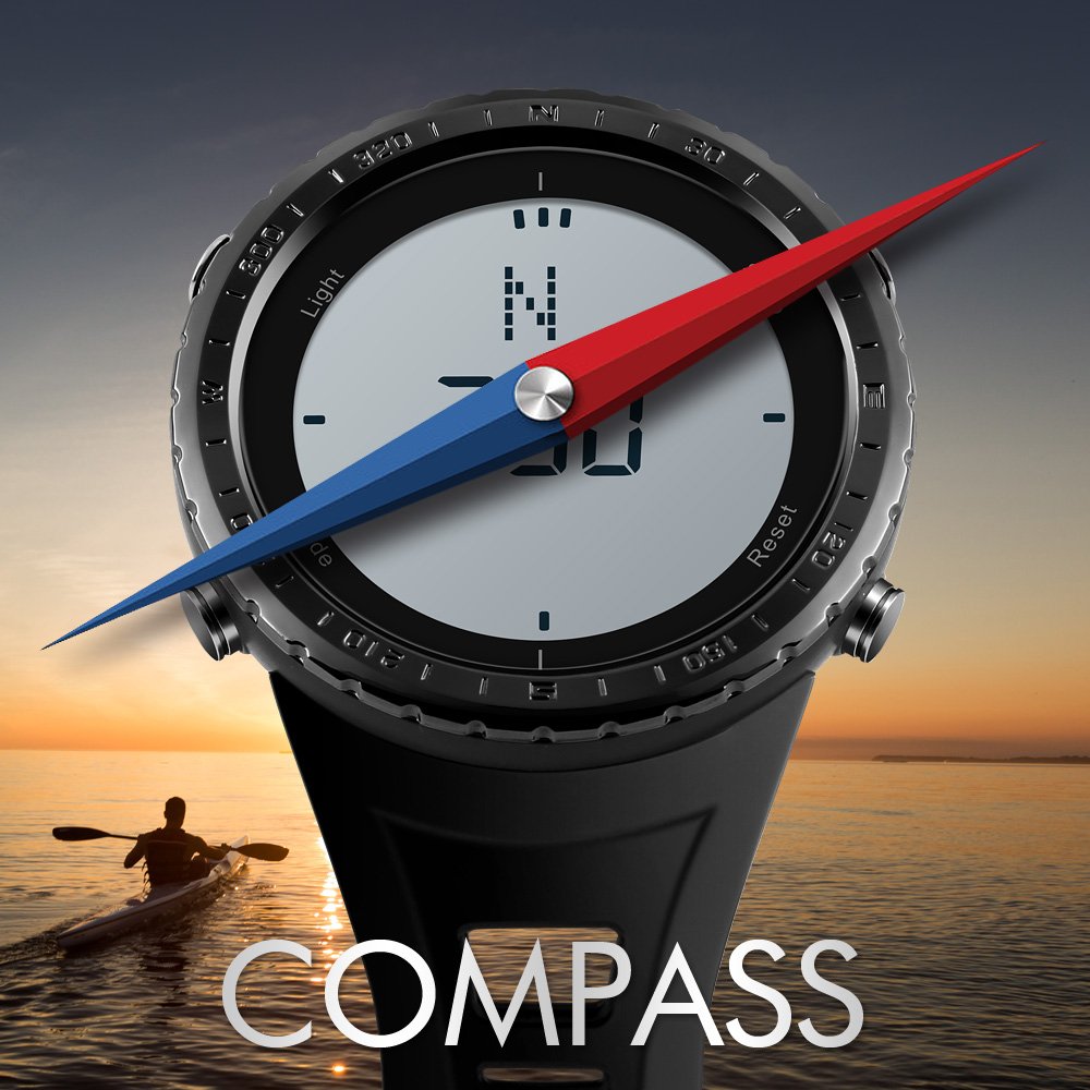 Foto 5 pulgar | Venta Internacional - Reloj Yooten World Time Compass, Impermeable Y Digital Para Hombre