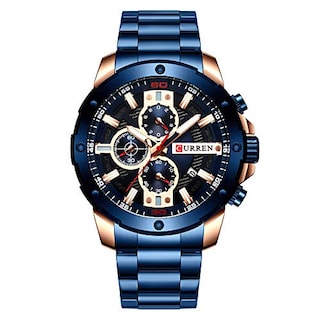 Foto 1 | Venta Internacional - Reloj Curren Quartz Luminous Fashion Sport Para Hombre, 30 M, Agua