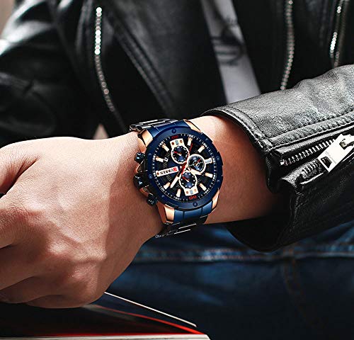 Foto 4 pulgar | Venta Internacional - Reloj Curren Quartz Luminous Fashion Sport Para Hombre, 30 M, Agua