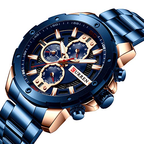 Foto 8 pulgar | Venta Internacional - Reloj Curren Quartz Luminous Fashion Sport Para Hombre, 30 M, Agua