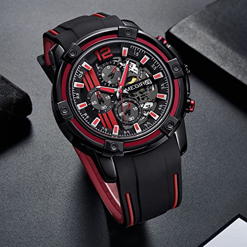 Foto 3 pulgar | Venta Internacional - Reloj Megir Chronograph Sports A Prueba De Agua Para Hombre 2097rd