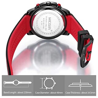 Foto 7 | Venta Internacional - Reloj Megir Chronograph Sports A Prueba De Agua Para Hombre 2097rd