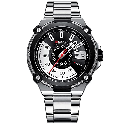 Venta Internacional - Reloj Matkasur Business De Acero Inoxidable Con Esfera Grande Para Hombre