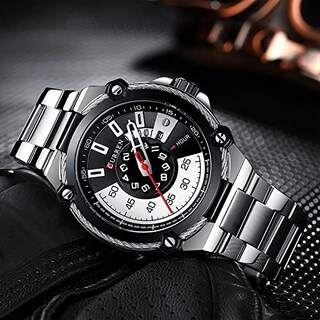 Foto 3 | Venta Internacional - Reloj Matkasur Business De Acero Inoxidable Con Esfera Grande Para Hombre