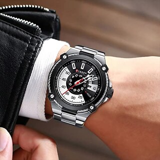 Foto 4 | Venta Internacional - Reloj Matkasur Business De Acero Inoxidable Con Esfera Grande Para Hombre