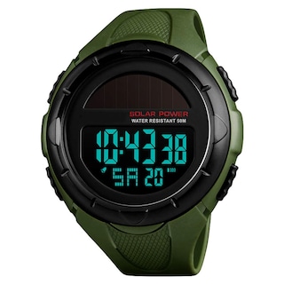 Foto 1 | Venta Internacional - Reloj Deportivo Alcadan Solar Digital Led Para Hombre Con Banda Elástica