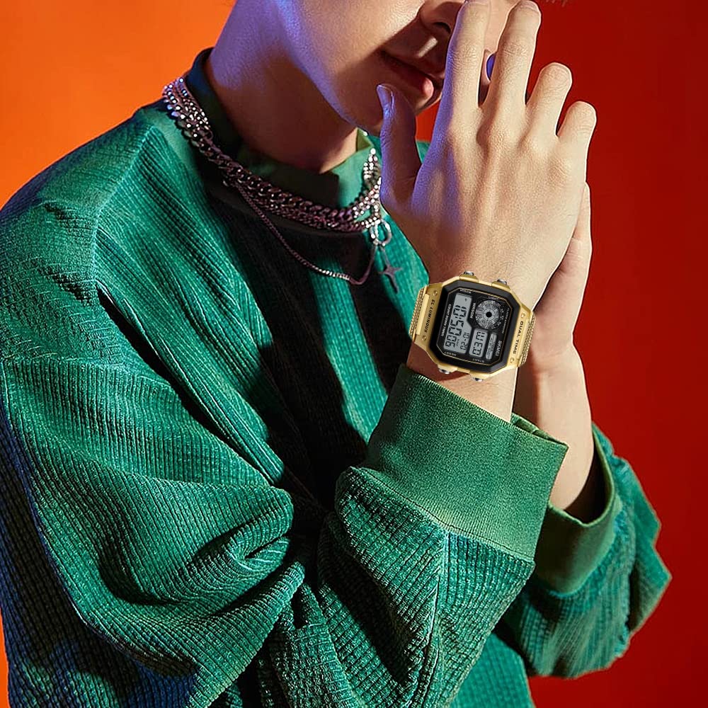 Foto 9 pulgar | Venta Internacional - Reloj De Pulsera Fanmis Luxury Digital Quartz Para Hombre A Prueba De Agua