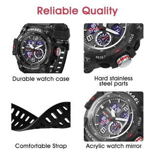 Foto 5 | Venta Internacional - Reloj Digital Asuán Para Hombre Con Cronómetro, Alarma Y Luz Led
