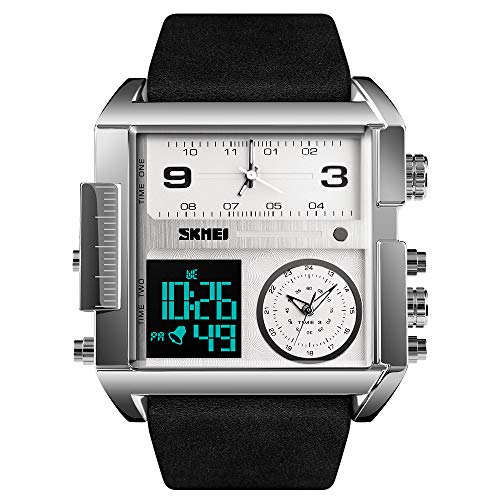Foto 2 pulgar | Venta Internacional - Reloj Deportivo Digital Led Cuadrado Skmei Para Hombre, Cara Grande