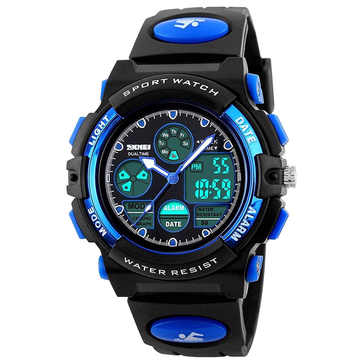 Venta Internacional - Reloj De Pulsera Afarer Para Niños, Digital, Impermeable, Deportivo, Con Alarma