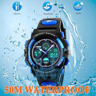 Foto 3 | Venta Internacional - Reloj De Pulsera Afarer Para Niños, Digital, Impermeable, Deportivo, Con Alarma