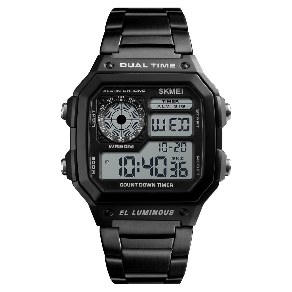 Foto 1 | Venta Internacional - Reloj Bounabay De Cuarzo Multifunción De Acero Inoxidable Para Hombre