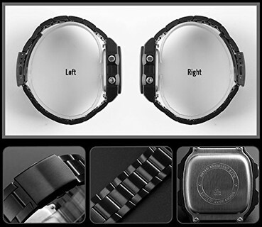 Foto 4 | Venta Internacional - Reloj Bounabay De Cuarzo Multifunción De Acero Inoxidable Para Hombre