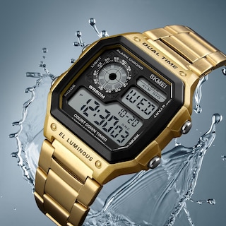 Foto 6 | Venta Internacional - Reloj Bounabay De Cuarzo Multifunción De Acero Inoxidable Para Hombre