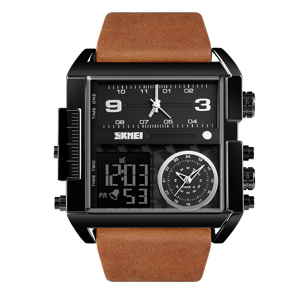 Venta Internacional - Reloj Led Digital Deportivo Skmei, Cuadrado, Cara Grande, Analógico, Cuádruple