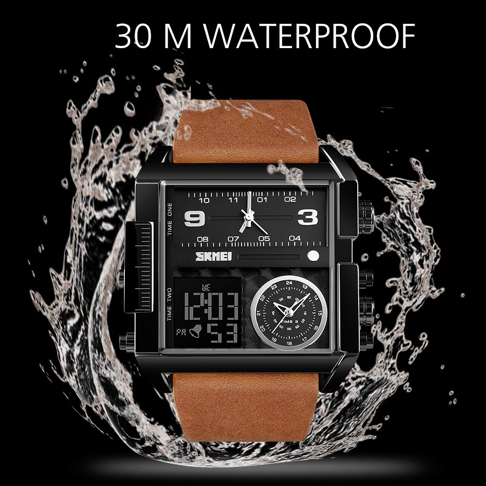 Foto 5 pulgar | Venta Internacional - Reloj Led Digital Deportivo Skmei, Cuadrado, Cara Grande, Analógico, Cuádruple