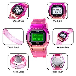 Foto 5 | Venta Internacional - Reloj Carlien Colorful Digital Square Sports Para Hombre