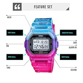 Foto 6 | Venta Internacional - Reloj Carlien Colorful Digital Square Sports Para Hombre