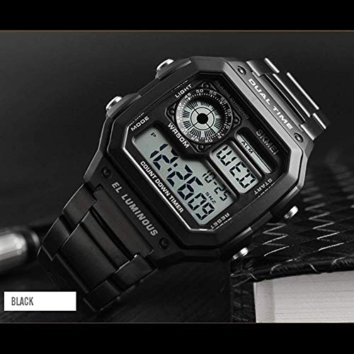 Foto 5 pulgar | Venta Internacional - Reloj Biden Black Classic Square Multifunción Para Hombre