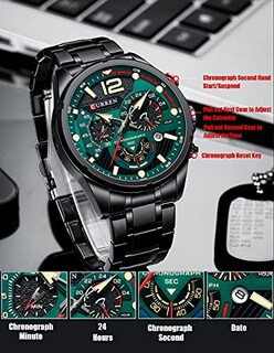 Foto 5 | Venta Internacional - Reloj Tonnier Sports Chronograph Date A Prueba De Agua Para Hombre