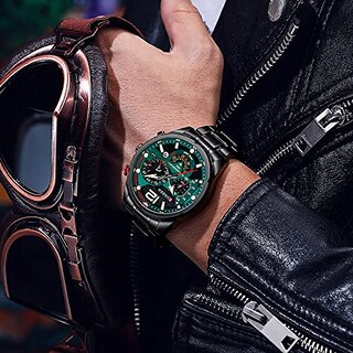 Foto 7 | Venta Internacional - Reloj Tonnier Sports Chronograph Date A Prueba De Agua Para Hombre